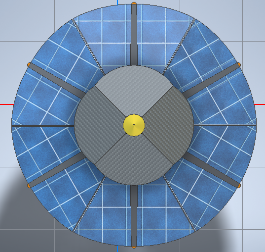 路边太阳能伞3D数模图纸+INVENTOR设计